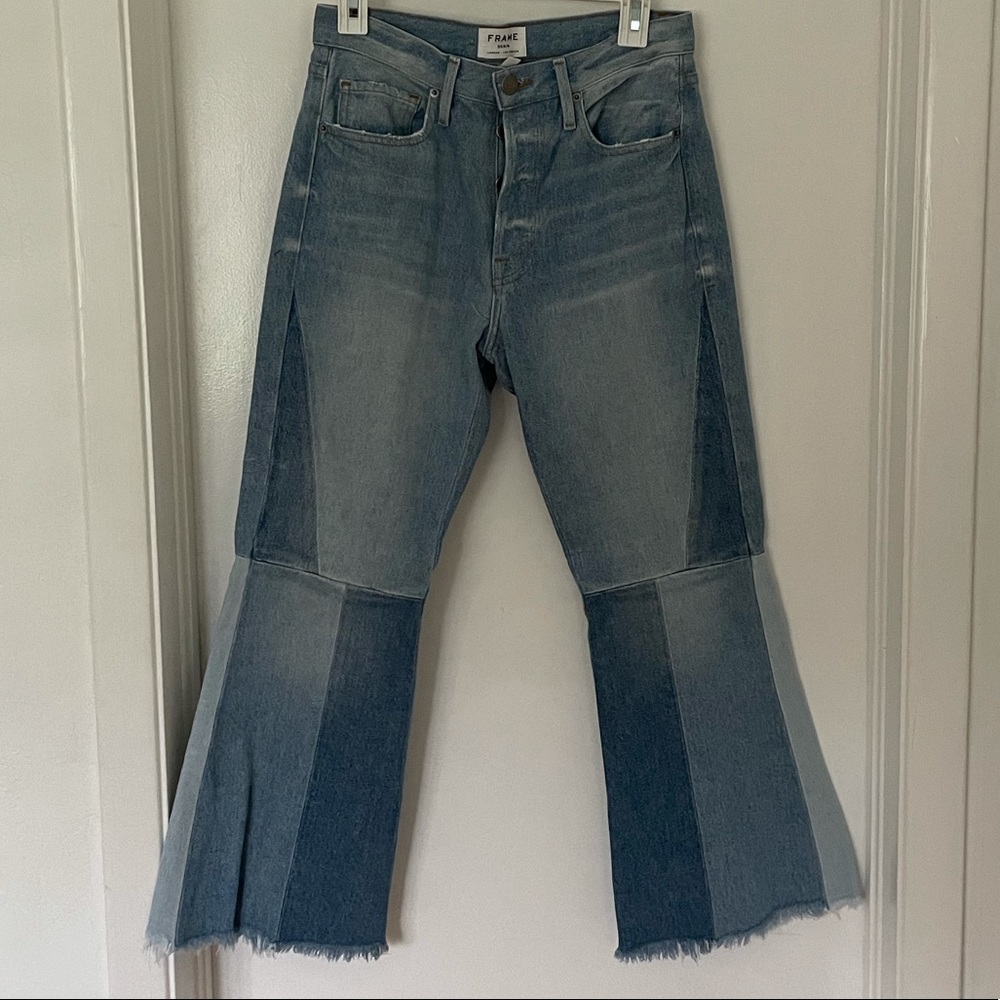 FRAME patchwork jeans